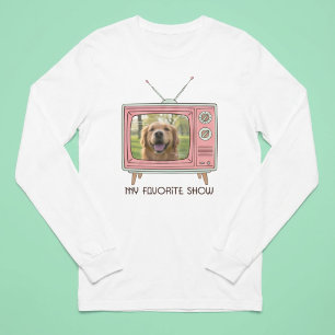 Camiseta de foto de Golden Retriever – Mi programa