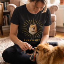 Camiseta de foto de mascota personalizada, Mamá de