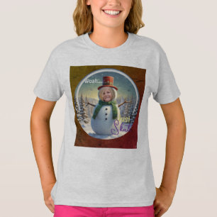 Camiseta de foto de Snowman HAMbyWG