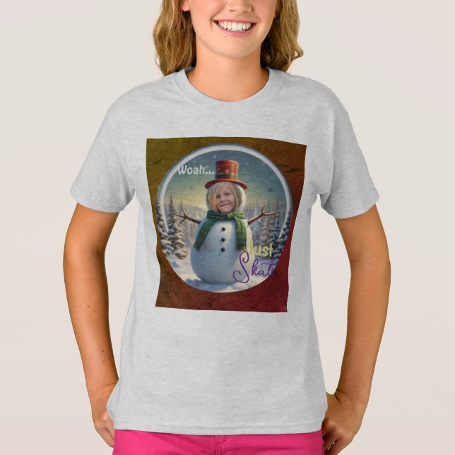 Camiseta de foto de Snowman HAMbyWG (Anverso)