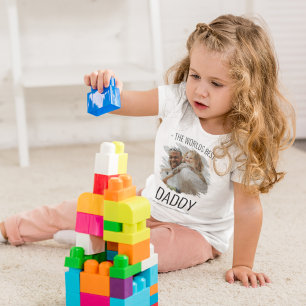 Camiseta de foto del mejor papá del mundo moderno