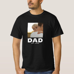 Camiseta de foto establecida de papá moderno y atr