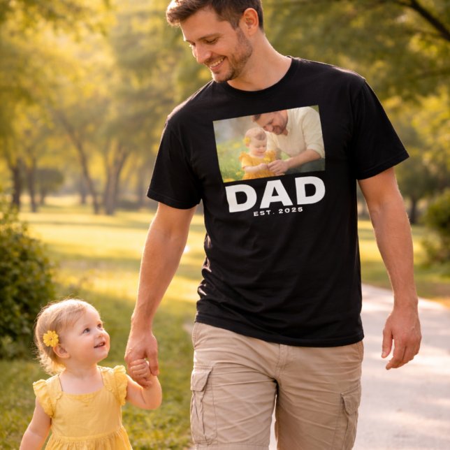 Camiseta de foto establecida para papá valiente (Subido por el creador)