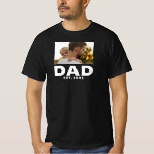 Camiseta de foto establecida para papá valiente