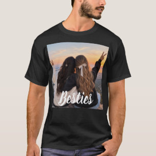 Camiseta de foto Mejores Amigas para Siempre