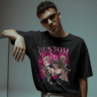 Camiseta de foto personalizada con estampado de ra