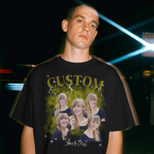 Camiseta de foto personalizada con estampado de ra
