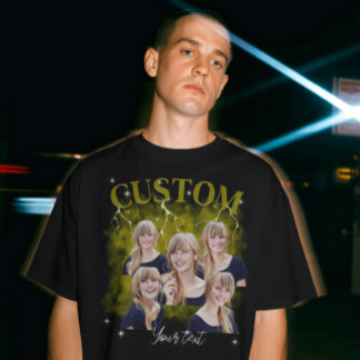 Camiseta de foto personalizada con estampado de ra