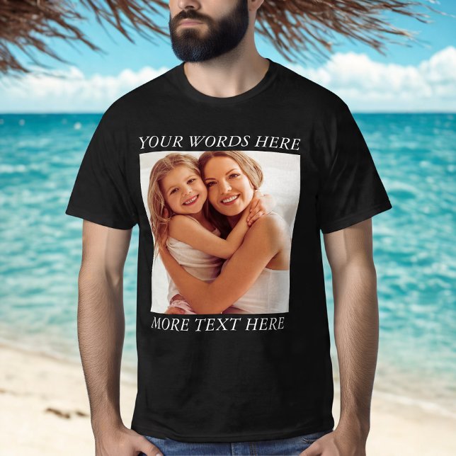 Camiseta de Foto Personalizada con Texto Personali (Subido por el creador)
