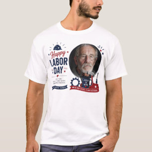 Camiseta de foto personalizada del Día del Trabajo