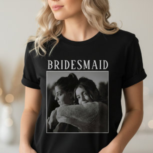 Camiseta de Foto Personalizada para Damas de Honor
