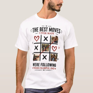 Camiseta de Foto Personalizada para el Día del Pad