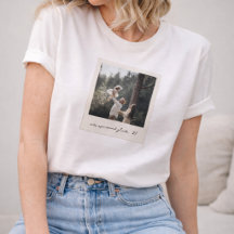 Camiseta de foto Polaroid | Arte retro vintage per