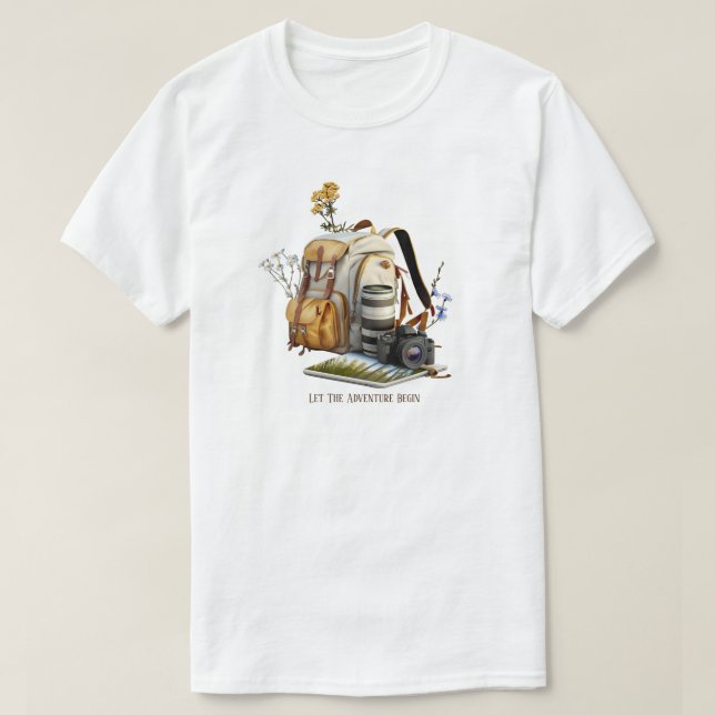 Camiseta de fotografía de la naturaleza (Diseño del anverso)