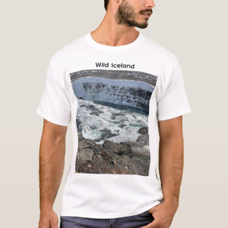 Camiseta de fotografía de la naturaleza de cascada