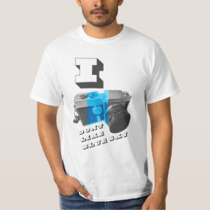 Camiseta de fotógrafo de cámara de época