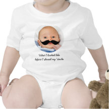 Camiseta de fotos de bigote personalizada