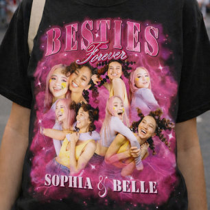 Camiseta de fotos de la mejor amiga Vintage Bootle