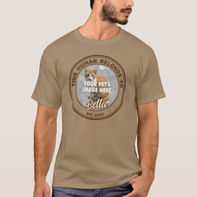 Camiseta de fotos de tu gato (Anverso)