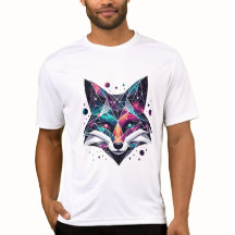 Camiseta De Fox Cósmica Para Hombres