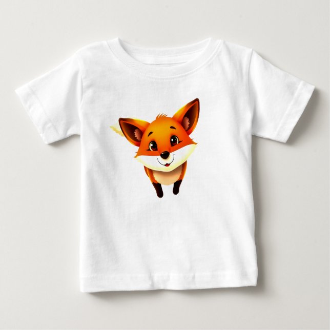 Camiseta de Fox Kids, Personalizado Cute (Anverso)