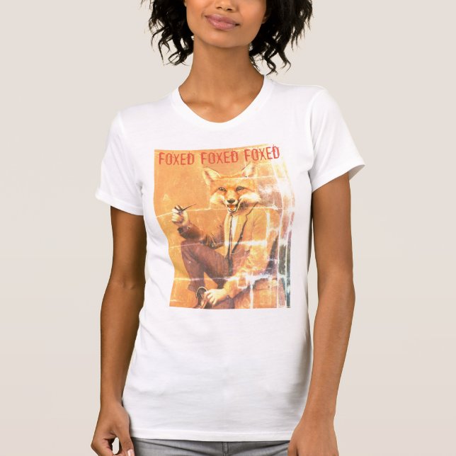 Camiseta de Fox para mujeres de la época de Foxed (Anverso)