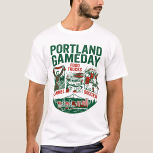 Camiseta de franela de día de partido de Portland