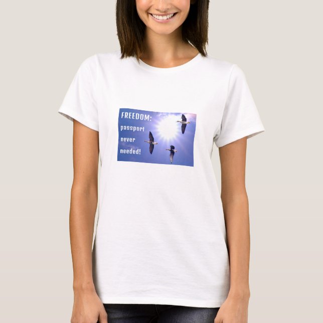 Camiseta de Freedom Passport (ligera) (Anverso)