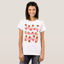 camiseta de fresa