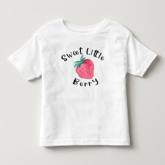 Camiseta de fresa de fresa dulce