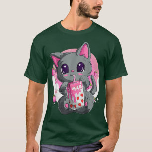 Camiseta De Fresa Para Mujeres Chicas, Kawaii Anim