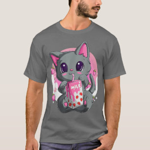 Camiseta De Fresa Para Mujeres Chicas, Kawaii Anim