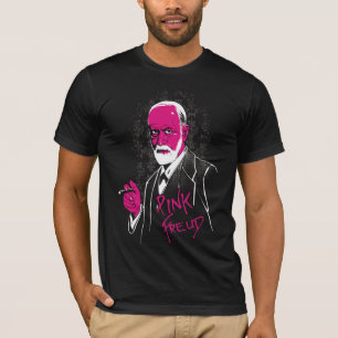 Camiseta de Freud del rosa…