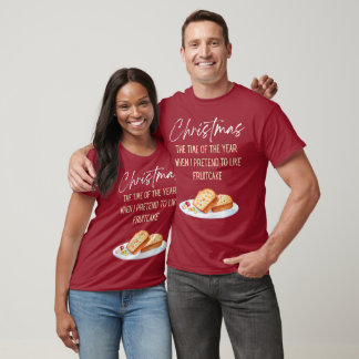 Camiseta de fruta de Navidades divertidos