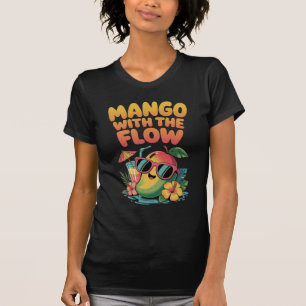 Camiseta de fruta divertida de verano "Mango con e