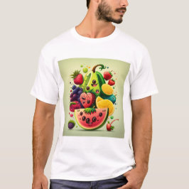 Camiseta de fruta feliz