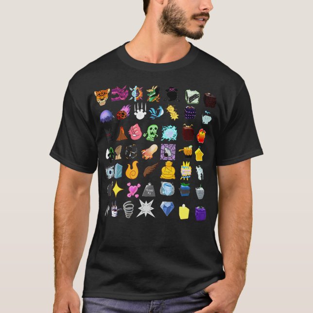 Camiseta de fruta malvada, fruta del diablo de la  (Anverso)