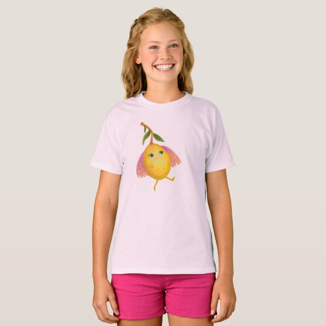 Camiseta de frutas divertidas para los niños (Anverso completo)