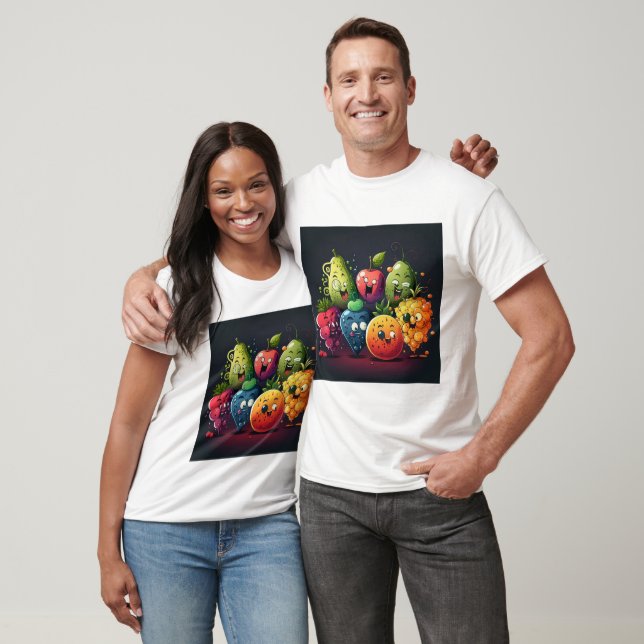 Camiseta de frutas felices (Unisexo)