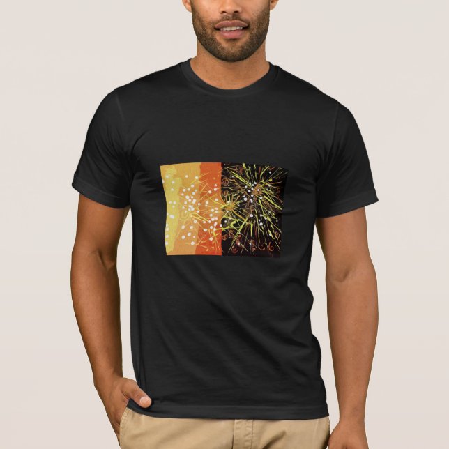Camiseta de fuegos artificiales (Anverso)