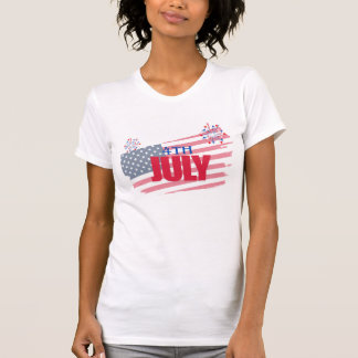 Camiseta de Fuegos Artificiales de la Bandera Amer