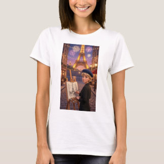 Camiseta de fuegos artificiales del artista de Par