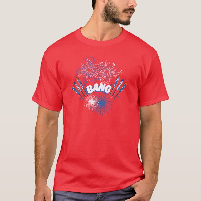 Camiseta de fuegos artificiales del BANG / Día de  (Anverso)