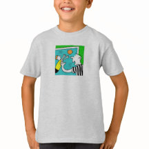 Camiseta de Fun Football muestra a un jugador anot