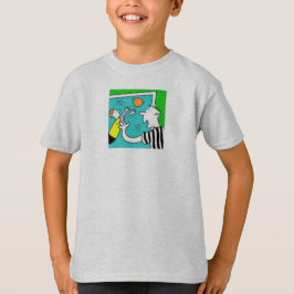 Camiseta de Fun Football muestra a un jugador anot