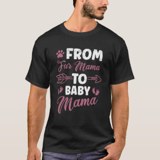 Camiseta De Fur Mama a Baby Mama Feliz Día de la Madre Hijo