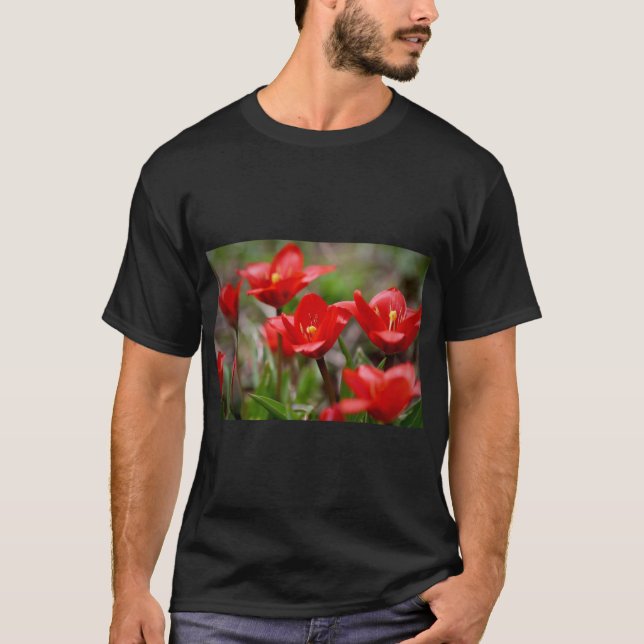 Camiseta de Fusilier Tulip Bloom Print (Anverso)
