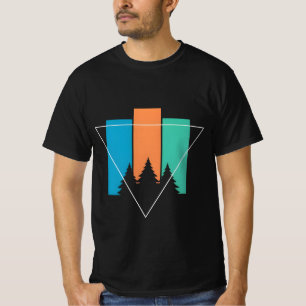Camiseta de fusión de naturaleza urbana