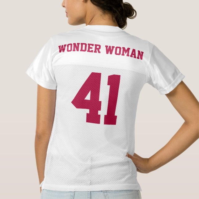 Camiseta De F tbol Americano Para Mujer Logo De 2 Maravillas