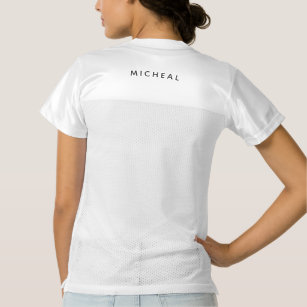 Camiseta De Fútbol Americano Para Mujer Nombre personalizado hecho Personalizado, gimnasio